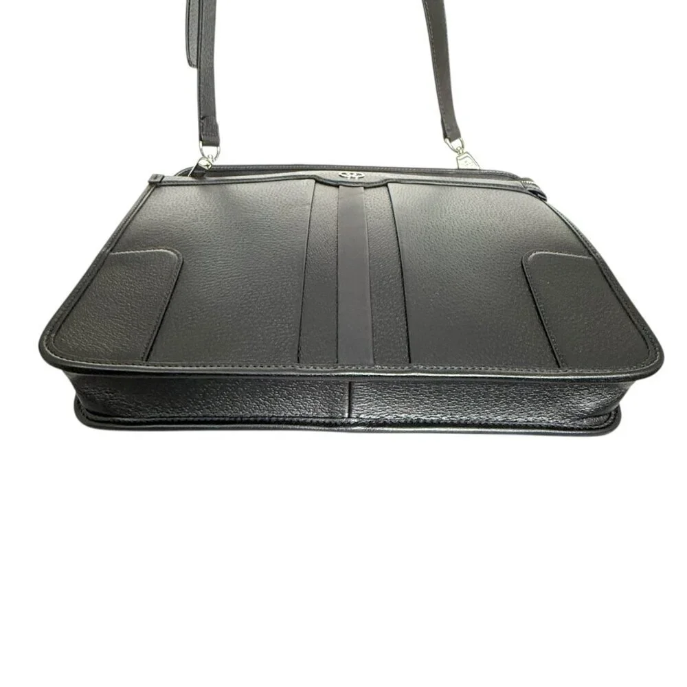 Gucci 735111 Black Saffiano Leather Shoulder Bag Messenger, Unisex, Luxury - Picture 6 of 16